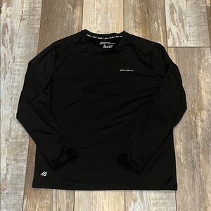 Eddie Bauer FreeDry Black Long Sleeve Men's Shirt